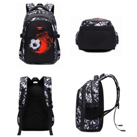 Asge Backpack for School Boys Backpacks for Kids Camo Bookbag for Middle School Bags Waterproof Travel Back Pack