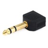 Monoprice 107216 6.35-mm Stereo Plug to 2 x 3.5mm Stereo
