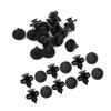 Partuto 8mm Hole Rivet - Plastic Black - 25 Pcs