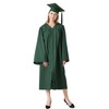 GraduationMall Matte Graduation Gown Cap Tassel Set 2021 for High