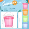 Funnymoom 16 Pack 32 oz Plastic Rum Buckets for Drinks