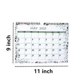 2 Pack of 2025 Wall Calendar 12 Months Wall Calendars Annual Planner 11" x 9"