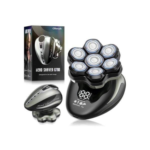 CLFORCZH Head Shaver for Bald Men 7D Electric Razor IPX6