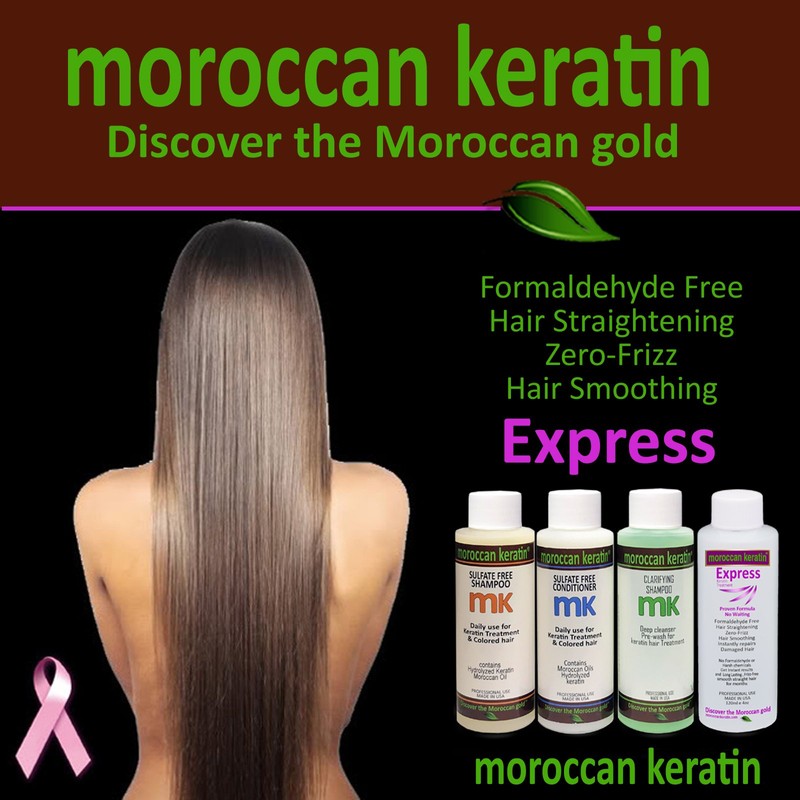 Moroccan Keratin Moroccan Keratin Express Smoothing Straightening Treatment Formaldehyde Free