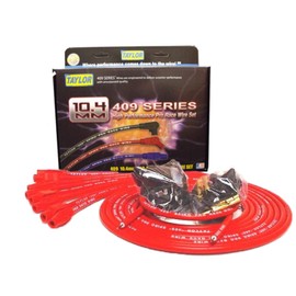 Taylor Cable 79255 Red 10.4mm Universal Fit 8-Cylinder Spiro Pro Race Spark Plug Wire Set