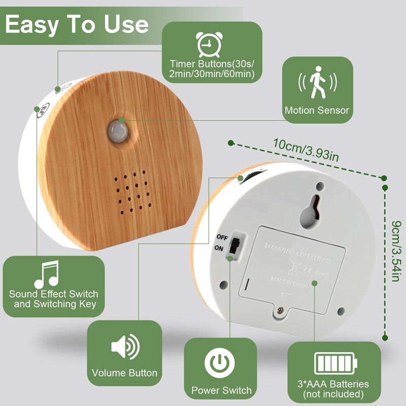 Bird Chirping Soundbox | Motion Sensor Activated Nature Sounds |