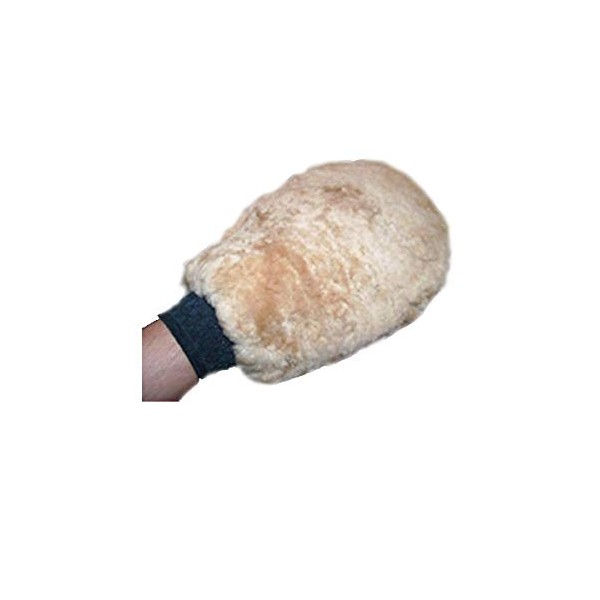 Engel Sheepskin Grooming Mitt (Tan)