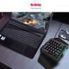 HXSJ Single Hand Membrane Keycap Gaming Keyboard 35 Keys Single