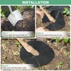 M METERXITY 24 Pack Non Woven Tree Cover Rings,10.6 Inch