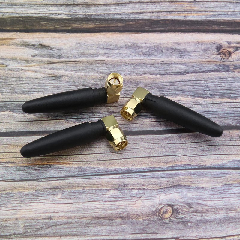 VGOL 4Pcs 2.4Ghz WiFi Bluetooth Antenna RP SMA Male Dual-Band