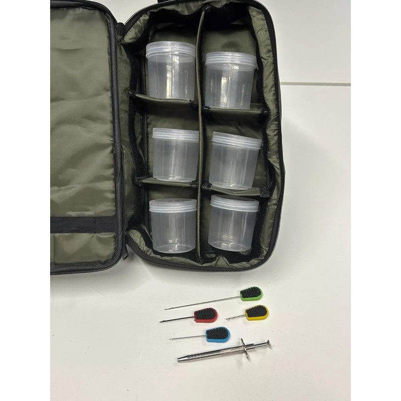 TMC Glug Bag with 6 pots, Set of 4 Baiting