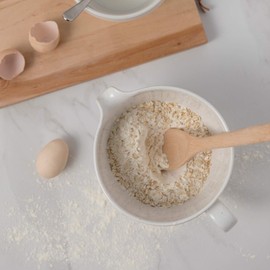 Casafina Fattoria Collection Stoneware Ceramic Batter Bowl, White