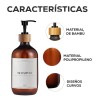 Juego De Baño Fsy Fasilyt 3 Dispensadores Jabon Shampoo Bambu