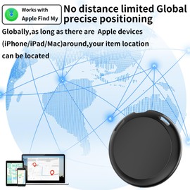 2 Pack GPS Tracker for Vehicles Work with Find My (iOS Only)Real Time Bluetooth Air Tracker Tag Mini Car Locator Global Tracking Device Item Finder No Monthly Fee or Subscription No SIM Card Required