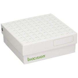 Biocision BCS-206 White TruCool Hinged Cryobox (Pack of 5)