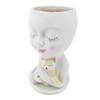 Face Flowerpot Fadeless Resin Head Planter DIY Decorative Adorable Succulent