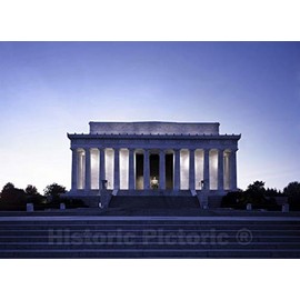 Washington, D.C. Photo - Lincoln Memorial, Washington, D.C. - 14in x 11in