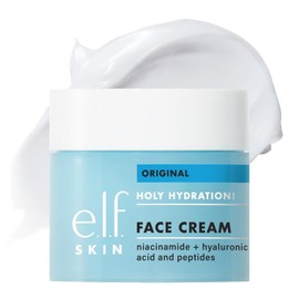 e.l.f. SKIN Holy Hydration! Face Cream, Moisturizer For Nourishing & Plumping Skin, Infused With Hyaluronic Acid, Vegan & Cruelty-Free, 1.8 Oz