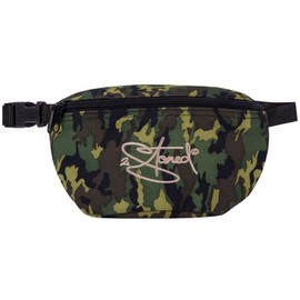 2stoned Classic Waist Bag with Stick Classic Logo or Rudeboy Stylee in 12 Colours for Adults and Children, Camouflage, Neck pouch