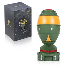 maozyiltle Fallout Mini Nuke Statue, Fallout Merchandise for Cosplay, Nuclear Bomb Statue, Fallout Props Decor, Gift for Friends and Gamer (Green)