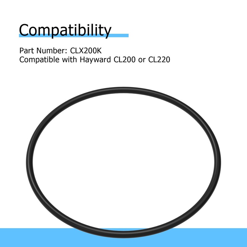 POCPUNAB CLX200K O-Ring Replacement Compatible with Hayward Chlorine CL200 CL220,