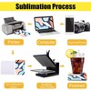 Cunhill 35 Pieces Sublimation Blanks Coasters, 3.54 x 3.54 Inch