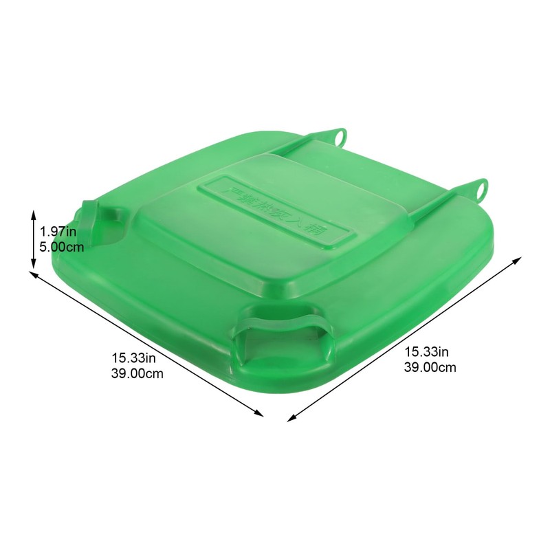 Toddmomy Outdoor Garbage Can Replacement Lid, Waste Container Trash Can