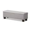 Baxton Studio Sandrine Modern and Contemporary Greyish Beige Fabric Upholstered