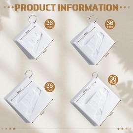 Affrolling 144 Pcs Letter and Number Stencils 4 Sizes Alphabet Number Templates Reusable Plastic Stencils for Painting on Wood, Walls, Fabric, Signs, Doors, DIY Art and Craft Projects(3,4,5,6 Inch)