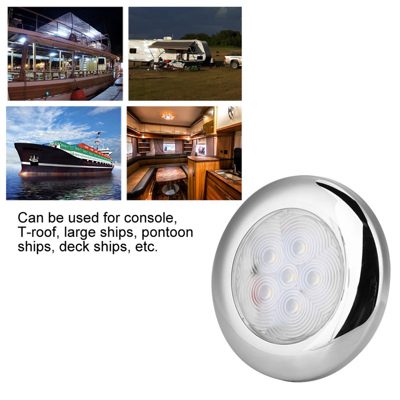 For Marine Boat Yacht 6 LED Light Dome light Lamp