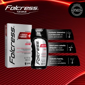 Folcress Shampoo Fuerza + Folcress Xpert Shampoo Anticaida (Bundle)