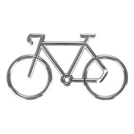 Balvi Tourmalet Bottle Opener Silver in the Shape of a Bicycle Metal