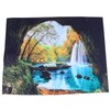 Cave River Landscape Pattern Tapestry Wall Hanging Wall Blanket for