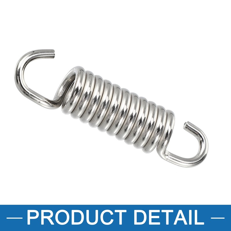 A ABSOPRO Motorcycle Muffler Exhaust Pipe Spring 43mm 1.69" (Set