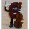California Raisin, Cello Player, Large 3" Tall, Collectible