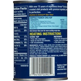 Armour Star Chili With Beans, 14 oz. (Pack of 12)