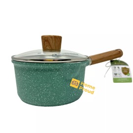 Masterclass Saucepan Casserole With Lid Nonstick Ceramic Coating 6.5 in 1.5 Qt