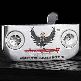 Golf Putter Men's Right Hand Club with Black Red Head Covers Grips CNC Steel Mallet Professional