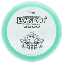 Bandit by Legacy Discs | Premium Pinnacle Plastic | Neutral Disc Golf Control Driver (Colors Vary)