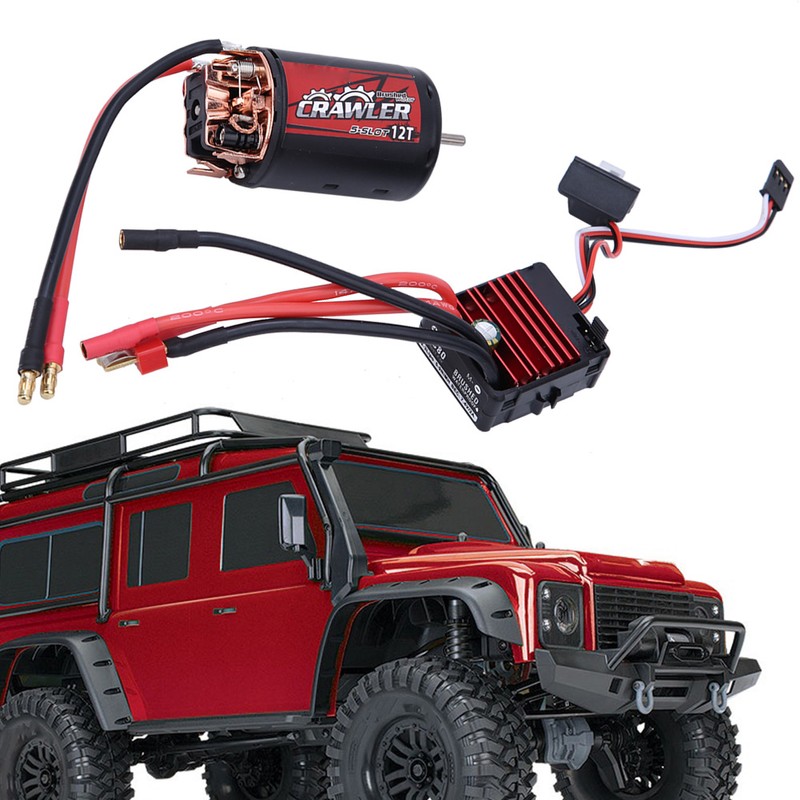 5-Slot 550 Brushed Motor 80A ESC Combo Set RC Car