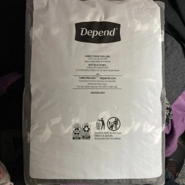 Depend Pack of 52 Depend Real Fit Men's Maximum Absorbency Size L/XL Large Underwear