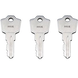(3) 101E - 225E Keys for HON File Cabinet/Desk/Office Furniture, Also Compatible with 101-225 H N R S T Series, Pre Cut to Your Key Code (129E)