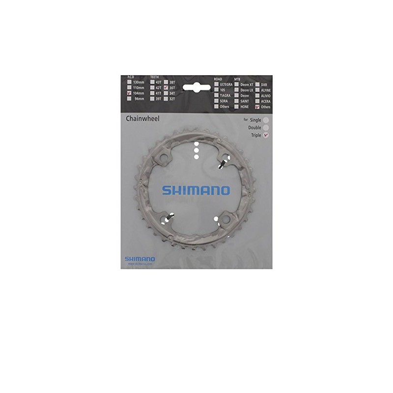 Shimano plateau argenté 36 dents-al-t551 fc