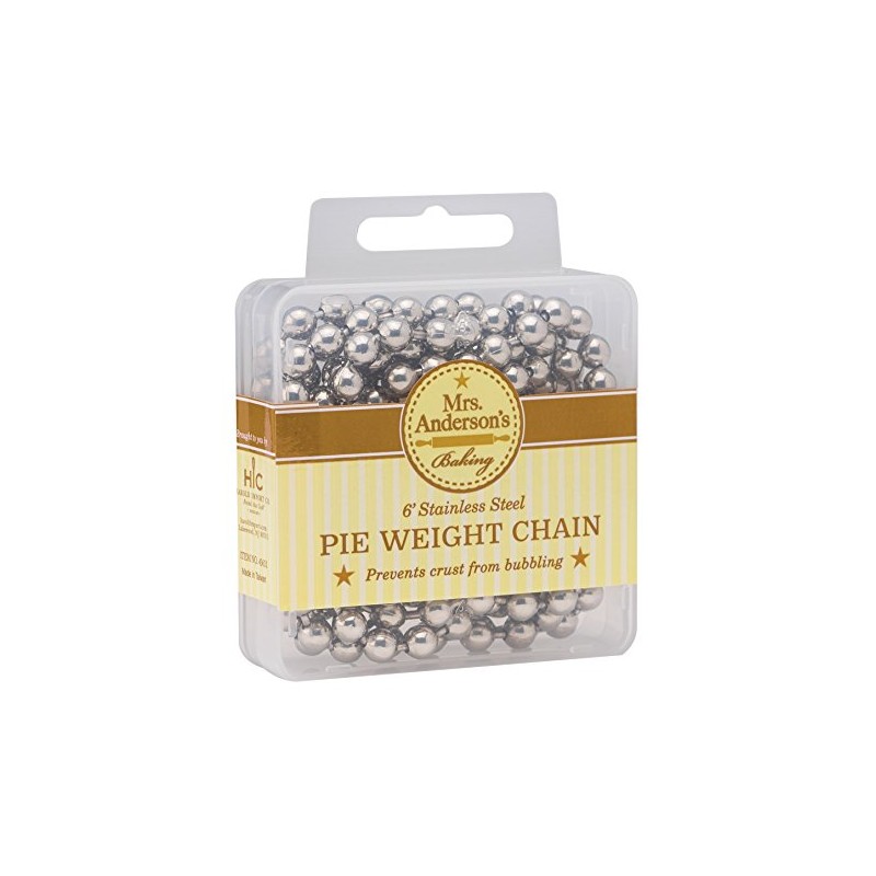 Mrs. Anderson's Baking Pie Weights | Stainless Steel Stoneware Beads