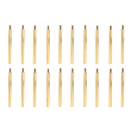 YOKIVE 20 Pcs M3 Standoff Screws, Brass Hex PCB Standoffs, Keep Height Consistent, Great for Circuit Board (Gold Tone, 50mm+6mm)