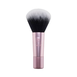 REAL TECHNIQUES Real Techniques Mini Multitask Makeup Brush, For Blush, Bronzer and Powder, Face Brush with Custom-Cut Synthetic Bristles, For Loose and Pressed Powder, Travel Sized, Vegan and Cruelty-Free, 1 Count