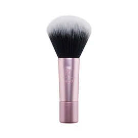 REAL TECHNIQUES Real Techniques Mini Multitask Makeup Brush, For Blush, Bronzer and Powder, Face Brush with Custom-Cut Synthetic Bristles, For Loose and Pressed Powder, Travel Sized, Vegan and Cruelty-Free, 1 Count
