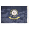 usep 2x3 Embroidered Double Sided U.S. Navy Emblem Seal Crest