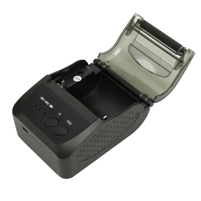 Portable Receipt Printer 58mm Bluetooth 4.0 Fast Printing Low Noise