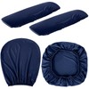 Tallew 4 Pcs Office Chair Covers Set Computer Universal Protective